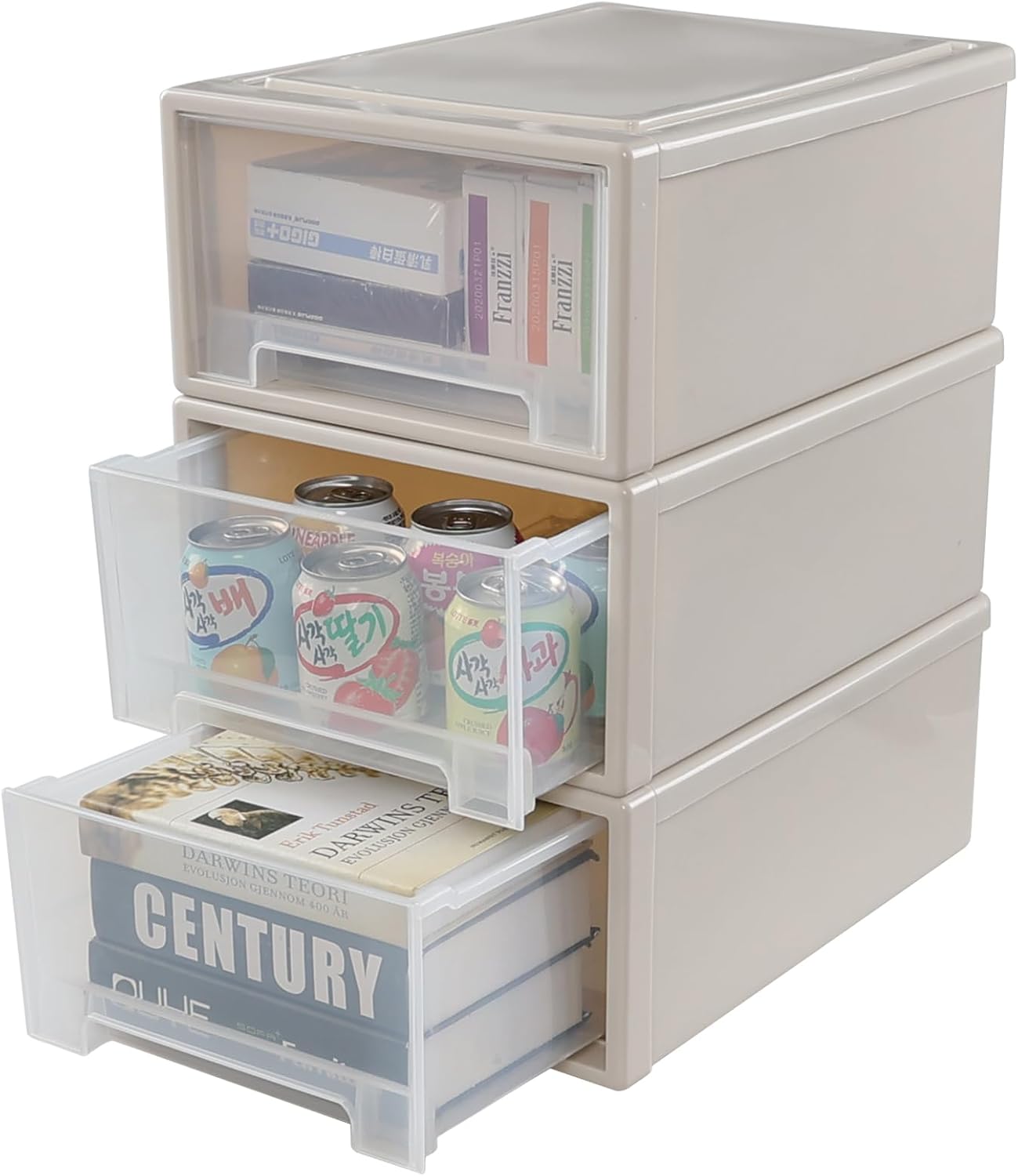 Stackable Plastic Storage Drawer